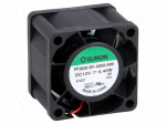Fan: DC | axial | 12VDC | 36x36x28mm | 30.75m3/h | 55.7dBA | ball bearing