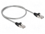 Patch cord | U/FTP | Cat 6a | RJ45 plug,both sides | Cu | 0.5m | LSZH