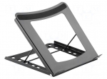Stand | 5kg | 10&divide;15" | black | 255x255x35mm | laptop