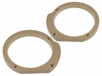 Spacer ring | MDF | 165mm | Fiat | impregnated,varnished