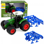 M&auml;nguala | PC | Konsoolid | Tarvikud // M&auml;nguasjad ja m&auml;ngud lastele // Traktor Rolniczy Farmerski Z Kultywatorem Agregat Uprawowy Zielony 1:24