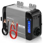 Puhas siinuslaine inverter | 12V-lt 230V-le | 300/600W | LCD | USB | USB-C | &Uuml;hildub LiFePO