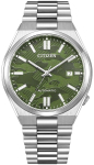 Citizen Tsuyosa Men&rsquo;s Watch 40mm Green Camo Dial Stainless Steel Bracelet