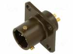 Connector: circular | socket | male | PIN: 2 | PT/451 | 7.5A | 600V | size 8