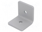 Angle bracket | for profiles | W: 45mm | H: 45mm | L: 45mm | steel