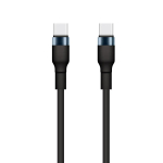 Setty KSC-C-131 datu pārraides un uzlādes vads | USB-C uz USB-C | 15W | 1m | melns