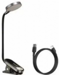 Baseus mini LED lasāmspuldze ar klipu pelēka (DGRAD-0G)