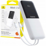 Baseus Lipow Power Bank 10000 mAh 22.5W / white