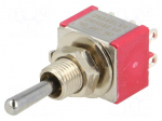Switch: toggle | Pos: 3 | DP3T | ON-OFF-ON | 5A/125VAC | 5A/28VDC