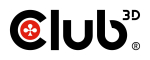 CLUB3D USB-C&reg; 40Gbps Extension Cable 1m/3.28ft