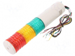 Signaller: signalling column | LED | red/amber/green | Usup: 24VDC