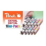 Peach tintkassett Canon PGI-570XL/CLI-571XL Multi-10-pakk komplekt