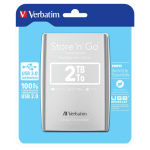 V&auml;line k&otilde;vaketas HDD Verbatim Store 'n' Go 2TB Silver (53189)