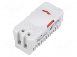 Sensor: thermostat | Contacts: NC | 10A | 250VAC | IP20 | Mounting: DIN