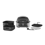 Ninja Foodi nutikas grill ja &otilde;hufrit&uuml;&uuml;r 5.7L n&otilde;udepesumasinas pestavad osad, Black / Silver EU AG301EU