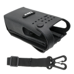 Hard Leather Case With 3-Inch Fixed Belt Loop for for Motorola PMLN5839 Non-Display Radios