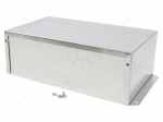 Enclosure: multipurpose | X: 152mm | Y: 254mm | Z: 38mm | 1411 | aluminium