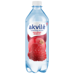 Table water AKVILĖ with red berries, carbonated 0,6L, PET 12pcs