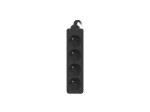 LANBERG POWER STRIP 1M BLACK, 4X 230V PL, UPS