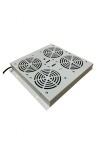 Ventilatoru bloks VENT-4F 4 ventilatori 19" 1U pelēks