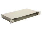 Equip 19" Fiber Optic Space Box, 1U, without front panel, Grey