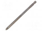 Screwdriver bit | Phillips | PH2 | Overall len: 127mm