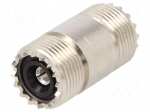 Coupler | UHF female,both sides | straight
