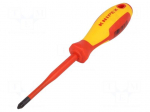 Screwdriver | insulated | Pozidriv&reg; | PZ2 | Blade length: 100mm | 1kVAC