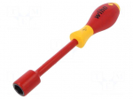 Screwdriver | insulated | hex socket | HEX 15mm | Blade length: 125mm