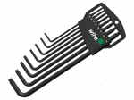 Key set | Torx&reg; | TX09,TX10,TX15,TX20,TX25,TX27,TX30,TX40 | Pcs: 8