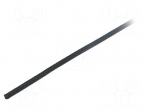 Polyester conduit | Braid diameter: 3.18mm | Mat: polyester | black