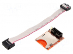 Module with SD/MMC memory card slot | UEXT | prototype board