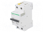 Circuit breaker | 400VAC | Inom: 2A | Poles: 1+N | DIN | Charact: C | 6kA