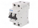 Circuit breaker | 250VDC | Inom: 16A | Poles: 2 | DIN | Charact: C | 10kA
