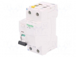RCD breaker | Inom: 25A | Ires: 30mA | Poles: 2 | 400V | Mounting: DIN