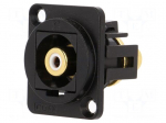 Coupler | RCA socket,both sides | Case: XLR standard | 19x24mm