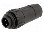 Connector: circular | plug | PIN: 4 | male | screw terminal | IP65,IP67