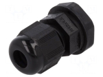 Cable gland | M12 | 1,5 | IP66,IP68 | Mat: polyamide | black | Pcs: 10
