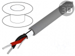 Wire | Alpha Essential C&C | 1x2x24AWG | Al-PET foil | PVC | dark grey