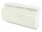 Enclosure: for DIN rail mounting | Y: 90.2mm | X: 159.5mm | Z: 57.5mm
