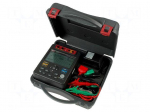 Meter: insulation resistance | LCD (9999) 19mm | Bargraph: 29segm.