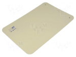 Bench mat | ESD | 600x900mm | Thk: 2mm | beige | Rsurf: 5&divide;500M&Omega; | 440&deg;C