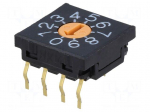Encoding switch | DEC/BCD | Pos: 10 | THT | Rcont max: 100m&Omega; | 10x10x4mm