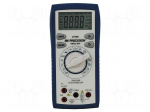 Digital multimeter | LCD | 3,75 digit | 2x/s | True RMS | 0&divide;50&deg;C