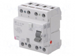 RCD breaker | Inom: 32A | Ires: 30mA | Poles: 4 | 230V,400V | IP20 | EFI