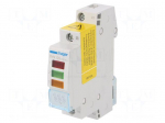 Voltage indicator | 230VAC | IP20 | for DIN rail mounting