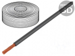 Wire | LifY | 1x4mm2 | stranded | Cu | PVC | grey | 450V,750V | Class: 6