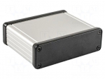 Enclosure: with panel | 1455 | X: 80mm | Y: 103mm | Z: 31mm | aluminium