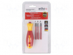 Screwdriver: insulated-set | insulated | PlusMinus PZ-type,slot