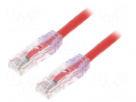 Patch cord | TX6&trade; PLUS,U/UTP | Cat: 6 | RJ45 plug,both sides | Cu | 3m